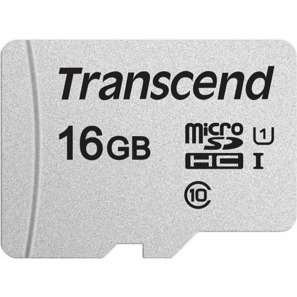 Transcend microSDHC Card 16 GB Class 10, UHS-I U1 (TS16GUSD300S) Transcend microSDHC Card 16 GB Class 10, UHS-I U1 (TS16GUSD300S)