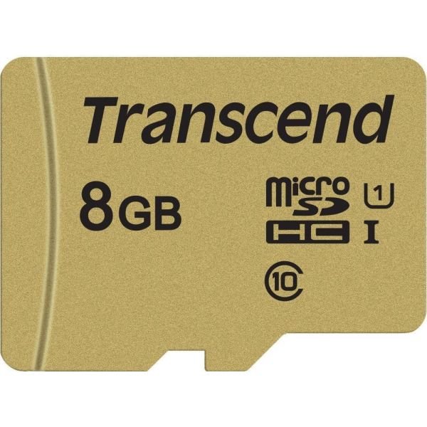 Transcend microSDHC Card 8 GB Class 10, UHS-I U1 (TS8GUSD500S) Transcend microSDHC Card 8 GB Class 10, UHS-I U1 (TS8GUSD500S)