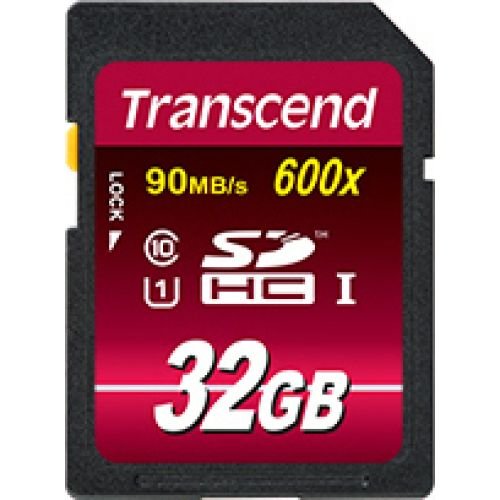Transcend Secure Digital SDHC UHS-I 32 GB blue, class 10 (TS32GSDHC10U1)