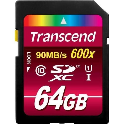 Transcend Secure Digital SDXC UHS-I 64 GB blue, class 10 (TS64GSDXC10U1)