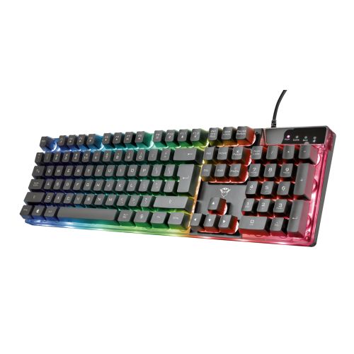 Trust GXT 835 Azor keyboard USB QWERTY English Black (23651)