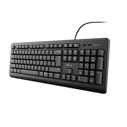 Trust Primo keyboard USB QWERTY US English Black (23880)