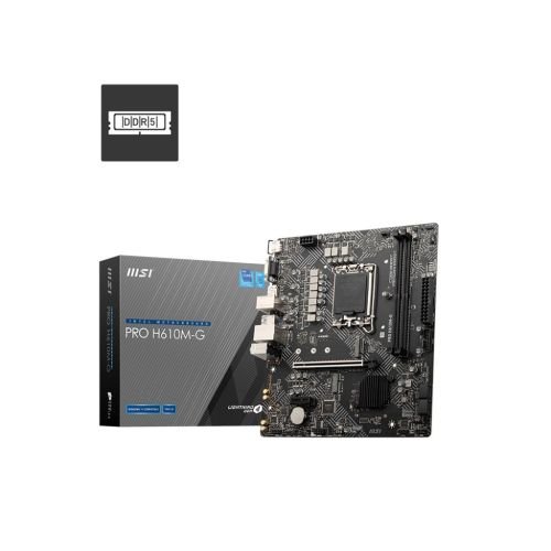 MSI PRO H610M-G Intel H610 LGA 1700 micro ATX (7D46-075R)