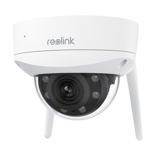 Reolink W437 - 4K Wi-Fi 6 Security Camera, IK10 Vandal-Proof, 5X Optical Zoom, 2.4/5 GHz Wi-Fi, Color Night Vision (WC843WAD4K01)