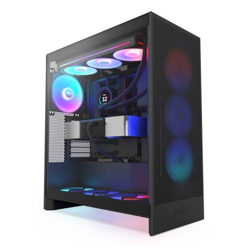 NZXT H7 Flow RGB Midi Tower Black (CM-H72FB-R1)