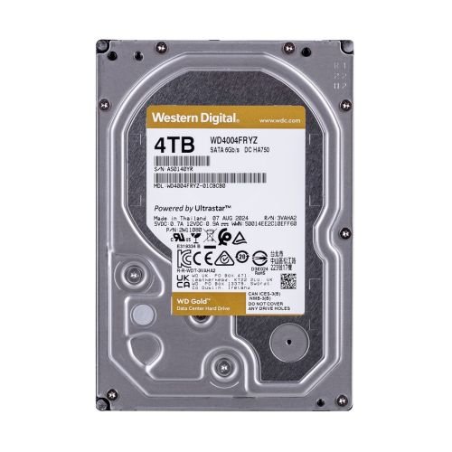 Western Digital Gold WD4004FRYZ internal hard drive 3.5" 4 TB Serial ATA III (WD4004FRYZ)