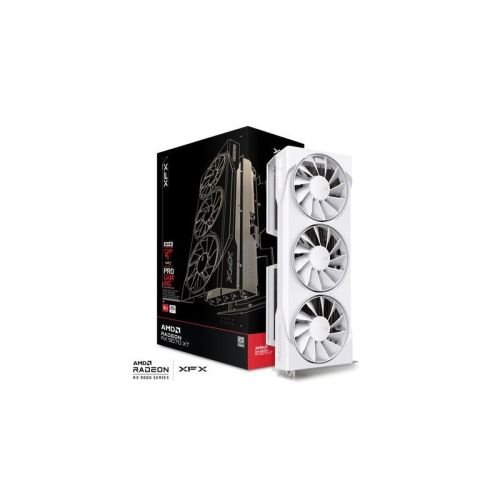 Graphics card. XFX Swift RX 9070 White 3-FAN GAM E 16G (97TSWF3W9)