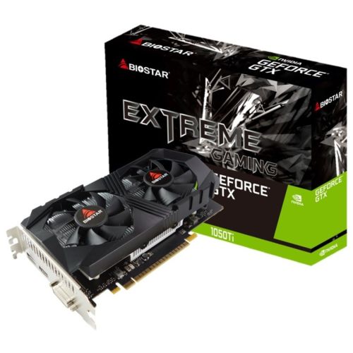 Biostar VN1055TF41 graphics card NVIDIA GeForce GTX 1050 Ti 4 GB GDDR5 (VN1055TF41)