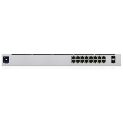 Ubiquiti Networks UniFi 16-Port PoE Managed L2/L3 Gigabit Ethernet (10/100/1000) Silver 1U Power over Ethernet (PoE) (USW-16-POE)