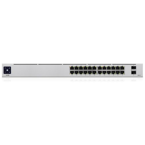 Ubiquiti Networks UniFi 24-Port PoE Managed L2/L3 Gigabit Ethernet (10/100/1000) Power over Ethernet (PoE) 1U Silver (USW-24-POE)
