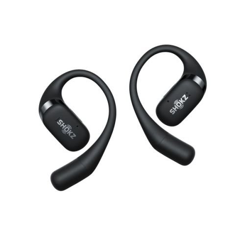 SHOKZ OpenFit Headphones Wireless Ear-hook Calls/Music/Sport/Everyday Bluetooth Black (T910-ST-BK)