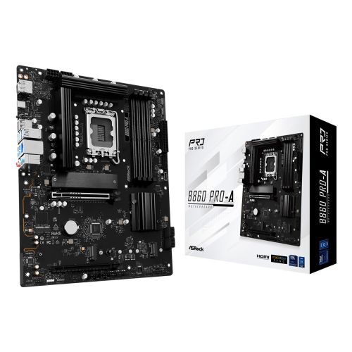 Asrock B860 Pro-A Intel B860 LGA 1851 (Socket V1) ATX (B860 Pro-A)