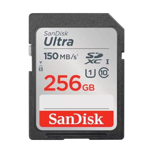 SANDISK ULTRA 256GB SDXC MEMORY CARD 150MB/S (SDSDUNC-256G-GN6IN)