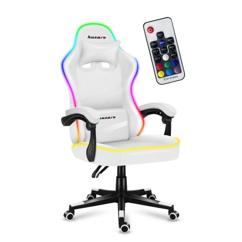 Gaming chair - Huzaro Force 4.4 RGB White (HZ-Force 4.4 RGB White)