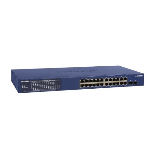 NETGEAR GS724TP-300EUS network switch Managed L2/L3/L4 Gigabit Ethernet (10/100/1000) Power over Ethernet (PoE) Blue (GS724TP-300EUS)