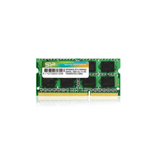 Silicon Power 8GB DDR3L SO-DIMM memory module 1 x 8 GB 1600 MHz (SP008GLSTU160N02)