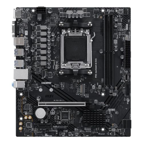 MSI PRO A620AM-B EVO motherboard AMD A620A Socket AM5 ATX (7E36-001R)