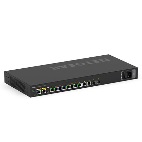 Netgear M4250-10G2F Managed L2/L3 Gigabit Ethernet (10/100/1000) Power over Ethernet (PoE) 1U Black (GSM4212P-100EUS)