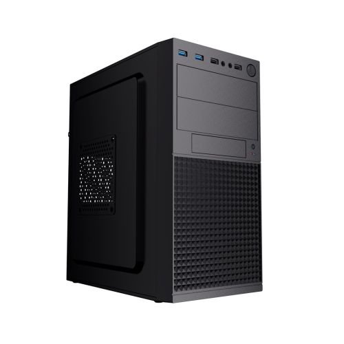 Gembird Mini-tower computer case Fornax K300, Micro-ATX, 2x USB 3.0 + 2x USB 2.0, black (CCC-FC-K300)