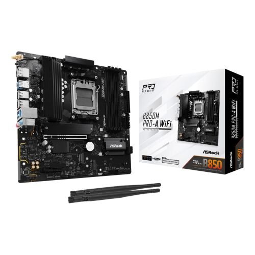 Asrock B850M Pro-A WiFi AMD B850 Socket AM5 micro ATX (B850M Pro-A WiFi)
