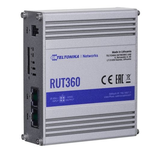 TELTONIKA router RUT360  4G LTE CAT 6 (RUT360000000)