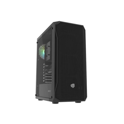 FURY SHOBO HOUSING SH4 RGB MIDI TOWER WITH WINDOW, BLACK (NFO-2153)