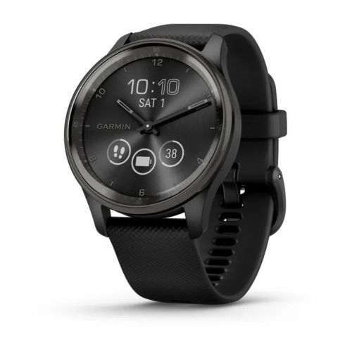 Garmin vivomove Trend LCD 40 mm Hybrid 254 x 346 pixels Touchscreen Black GPS (satellite) (010-02665-00)