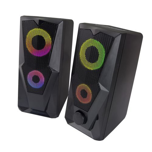 Esperanza EGS103 Speakers 2.0 USB LED 6 W Black (EGS103)