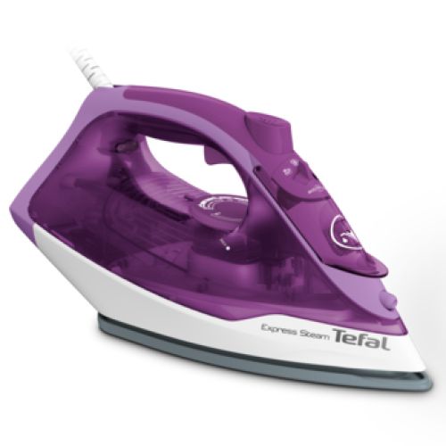 Tefal FV2836 Dry & Steam iron Ceramic soleplate 2400 W Purple, White (FV2836E0)