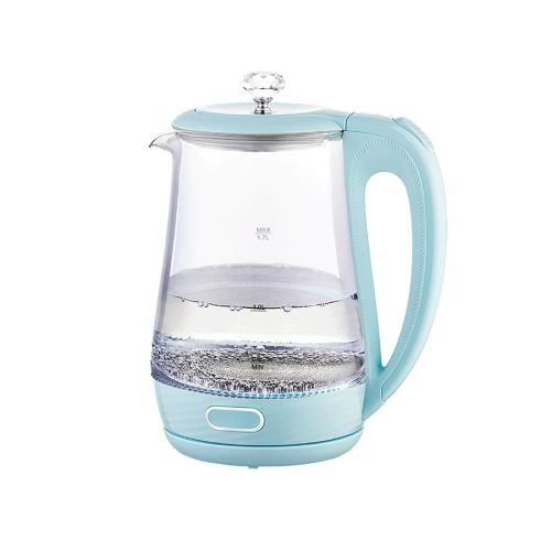 Maestro MR-052-BLUE Electric glass kettle, blue 1.7 L (MR-052-BLUE)