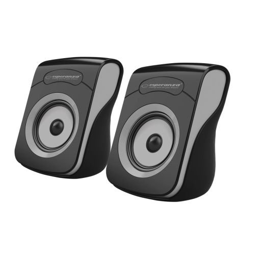 Esperanza EP140KE USB 2.0 Speakers. 6 W Black/Grey (EP140KE)