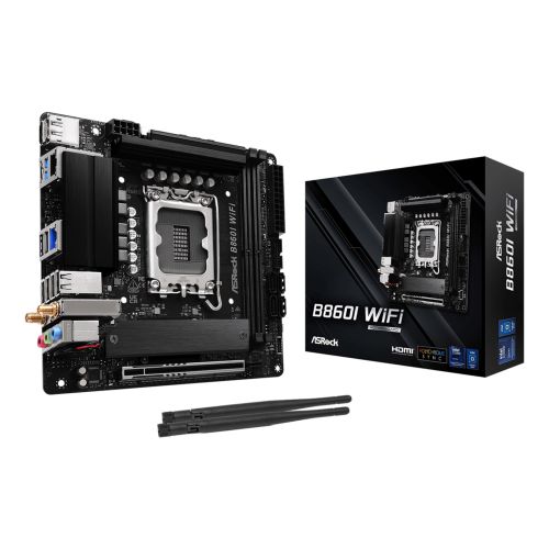 Asrock B860I WiFi Intel B860 LGA 1851 (Socket V1) mini ITX (B860I WiFi)