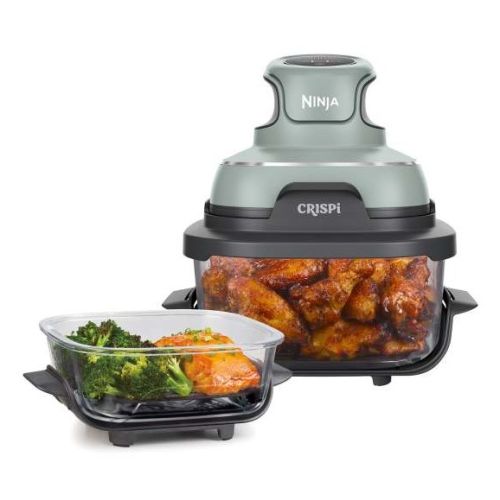 Ninja CRISPi Single 3.8 L 1700 W Hot air fryer Green, Grey, Transparent (FN101)