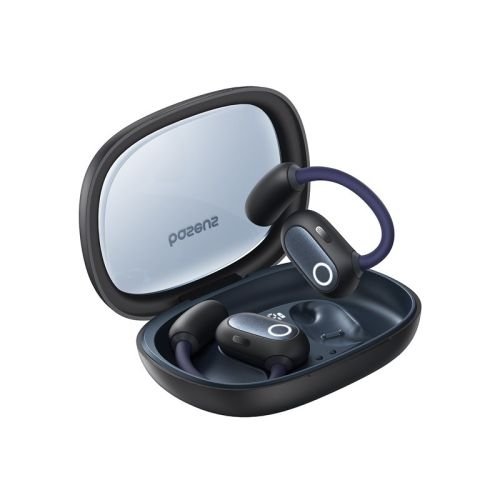 Baseus Eli Fit Open- Ear Headset Wireless Connectivity/Music USB Type-C Bluetooth Black (A00073200123-00)