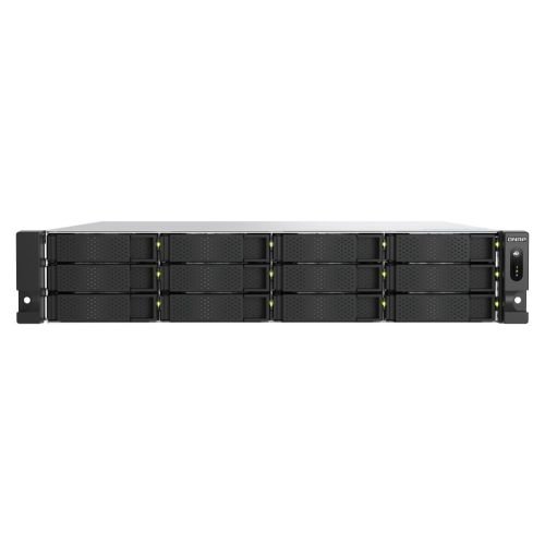 QNAP TS-H1277AXU-RP NAS Rack (2U) AMD Ryzen™ 5 16 GB DDR5 0 TB QuTS hero Black (TS-h1277AXU-RP-R5-16G)