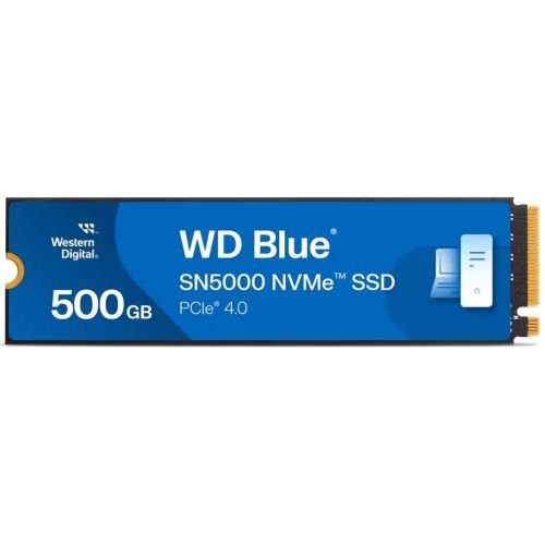 Western Digital Blue SN5000 500 GB M.2 PCI Express 4.0 NVMe 3D TLC NAND (WDS500G4B0E)