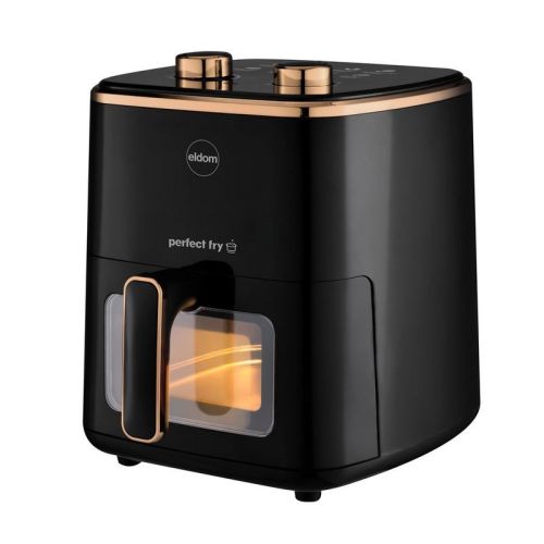 ELDOM FRITTA fat-free fryer, capacity 5.0 l, adjustable temp., clock, 1500 W (FR40)