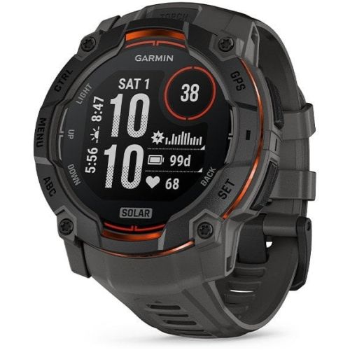 GARMIN Instinct 3 50mm SOLAR Black smartwatch (010-02935-00)