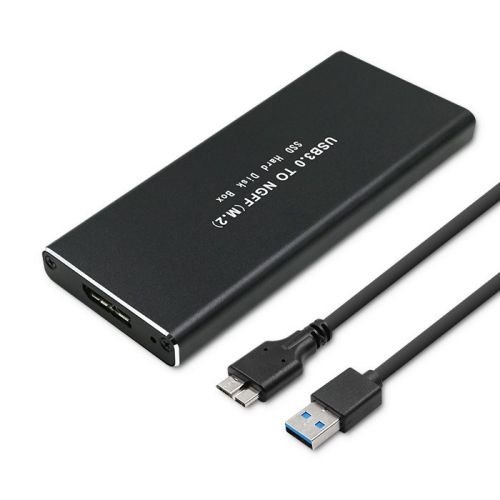 Qoltec 51854 Hard drive Enclosure M.2 SATA SSD NGFF | USB 3.0 (51854)