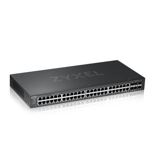 Zyxel GS2220-50-EU0101F network switch Managed L2 Gigabit Ethernet (10/100/1000) Black (GS2220-50-EU0101F)