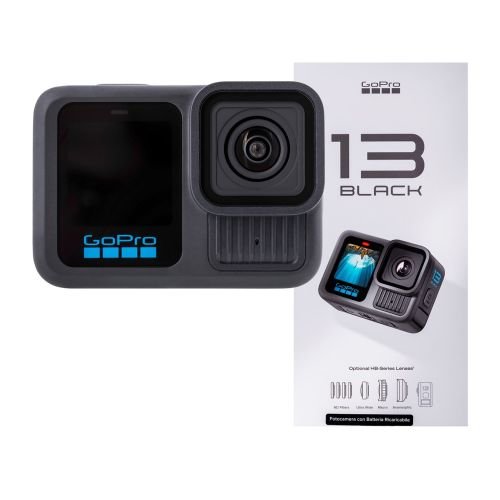GoPro HERO13 BLACK action sports camera 27.6 MP 5.3K Ultra HD CMOS 25.4 / 1.9 mm (1 / 1.9") Wi-Fi 121 g (CHDHX-131-RW)