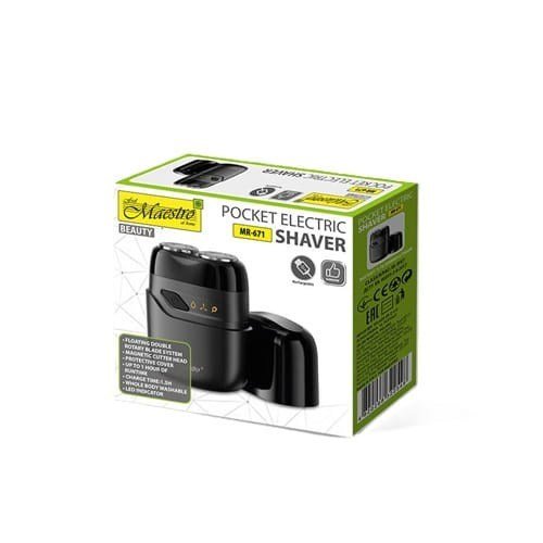 MAESTRO MR-671 USB travel electric shaver (MR-671)