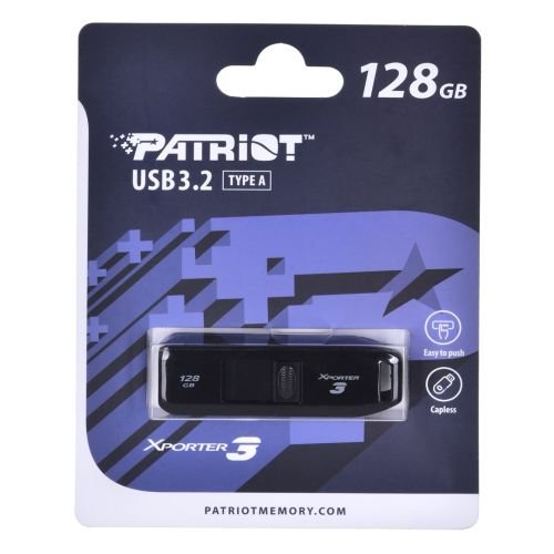 PARTIOT FLASHDRIVE Xporter 3 128GB Type A USB 3.2 (PSF128GX3B3U)