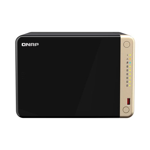 QNAP TS-664 NAS Tower Intel® Celeron® N5095 8 GB DDR4 0 TB QNAP QTS Black (TS-664-8G)