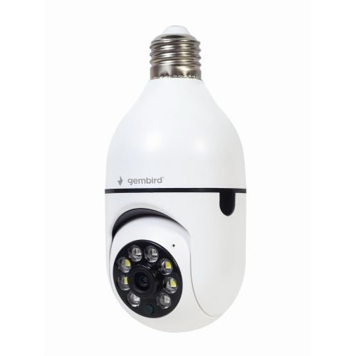 Gembird TSL-CAM-WRHD-01 Smart rotating wifi camera, E27, 1080p (TSL-CAM-WRHD-01)