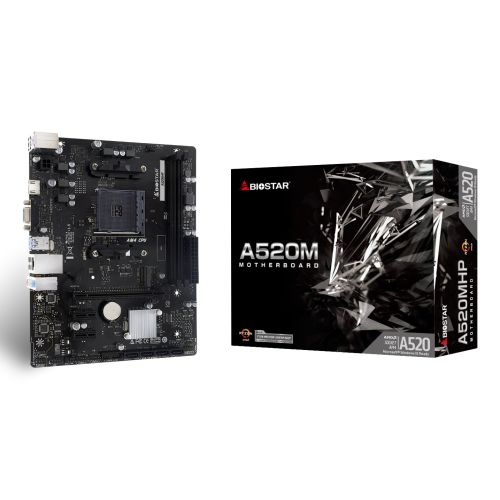 Biostar A520MHP motherboard AMD A520 Socket AM4 micro ATX (A520MHP)