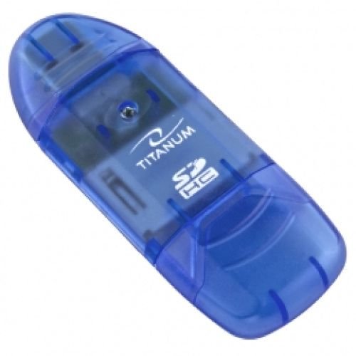 TITANUM TA101B card reader Blue USB 2.0 (TA101B)
