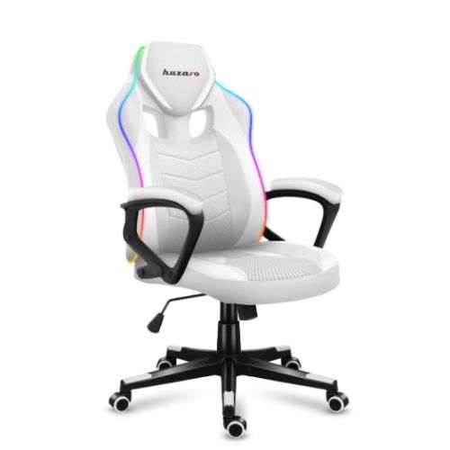 Huzaro Force 2.5 RGB WHITE MESH gaming chair (HZ-FORCE 2.5 RGB WHITE MESH)