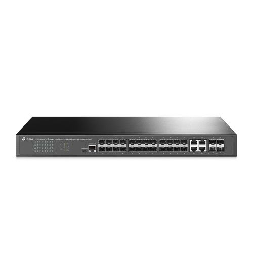 TP-Link JetStream 24-Port SFP L2+ Managed Switch with 4 10GE SFP+ Slots v1 (TL-SG3428XF)