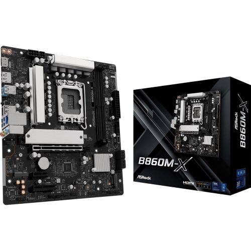 Asrock B860M-X Intel B860 LGA 1851 (Socket V1) micro ATX (B860M-X)